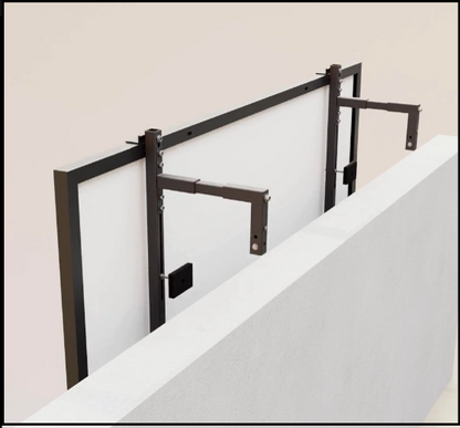 Betonbalkonhalterung Typ 1 – Für Brüstungen mit 100–150 mm Tiefe