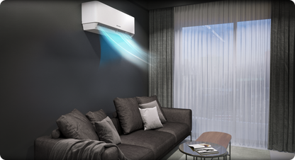 HANTECH 9000 BTU 2,6 kW Split Klimaanlage WLAN R32 Mod. HPRO mit 3m Leitung und Halterung