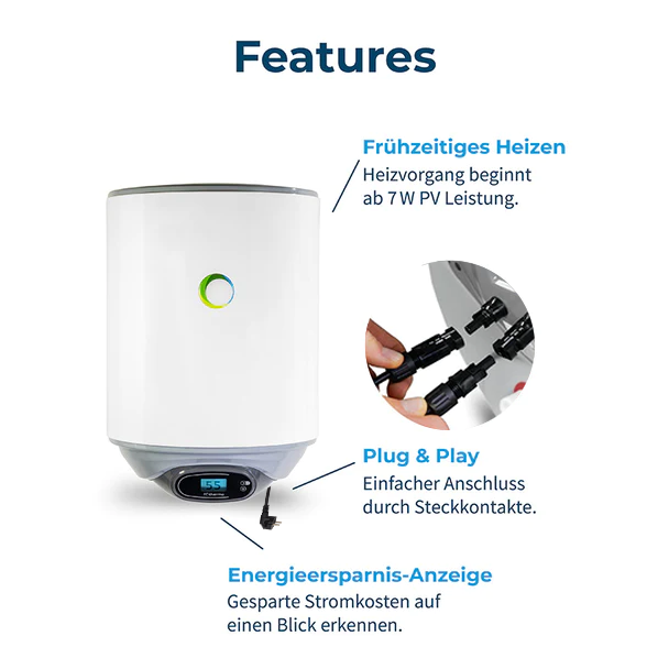 Fothermo Photovoltaischer Hybridboiler 30 Liter