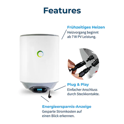 Fothermo Photovoltaischer Hybridboiler 30 Liter