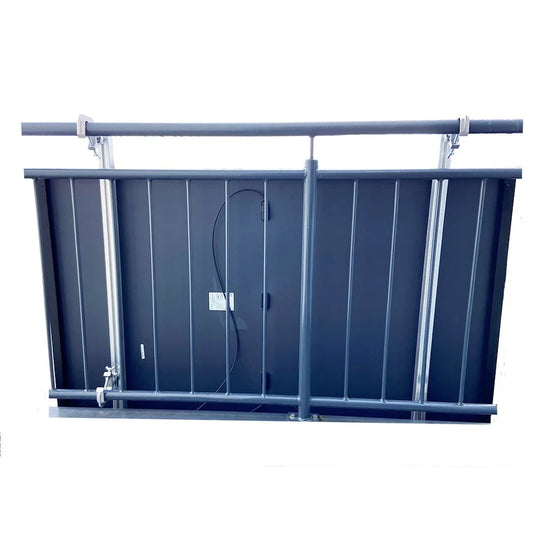 Solarmodulhalter für Balkongeländer bis 120cm Modullänge